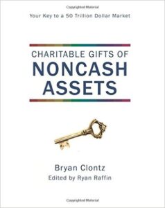 front cover of book, Charitable Gifts of Noncash Assets
